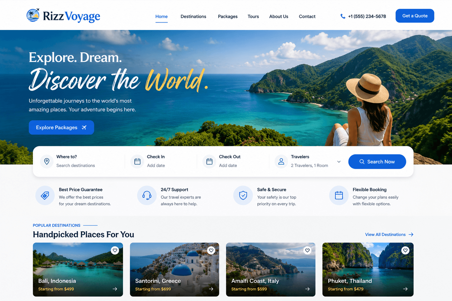 Travel Agency Website